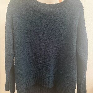 Sanctuary Textured Black Sweater